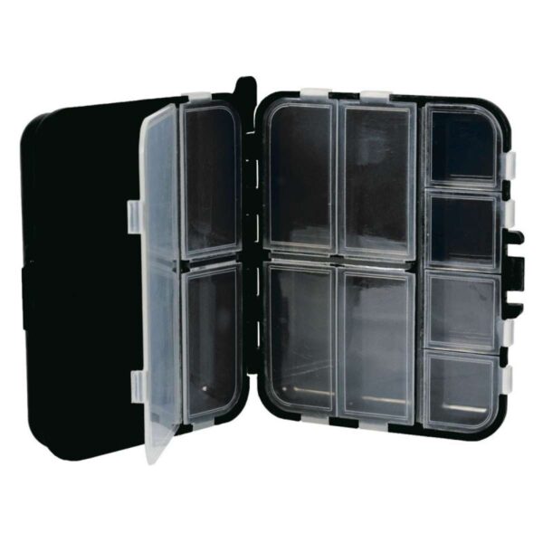 Fishing Ferrari Multibox – Scatola Porta Minuteria Per Pesca, Extra Strong, Con 2 Porta Finali E 6 Scatoline, 34,5x18x4,5 Cm